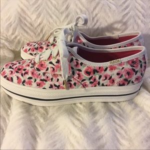 Kate spade flower sneakers